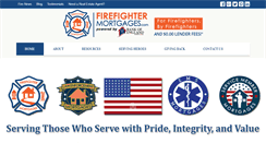 Desktop Screenshot of firefightermortgages.com